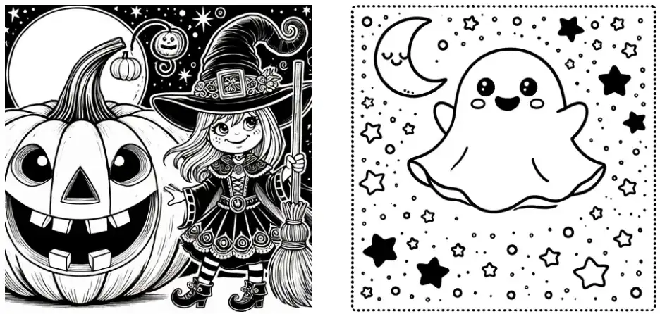 Halloween coloring pages