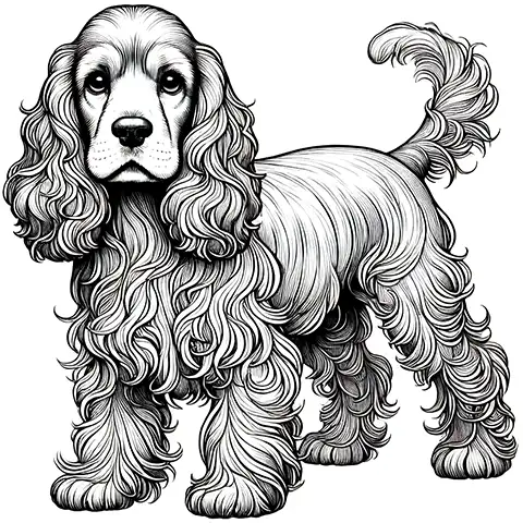 Junger Cocker Spaniel