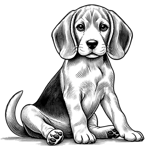 Beagle Ausmalbilder